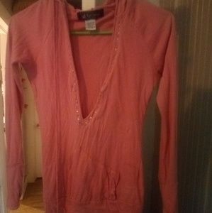 Self Esteem long sleeve top (light pink)